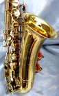 Vintage 1954 Elkhart 20a  built By Buescher  Gold Alto Sax W case - Excellent 
