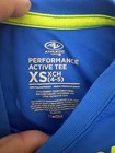 Athletic Works Performance Active Tee Xs Blue Boys Shirt