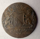 1789 Voc Duit Netherlands East Indies Utrecht Dutch East India Company Copper Co