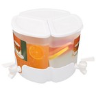 3 Compartment Beverage Cold Juice Drinking Dispenser For Hotel Cafe Bar Party