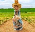 1969 Cabin Still Kentucky Bourbon Whiskey Decanter Bottle Hillbilly Figurine Vtg