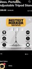Bestest 3 Way Mirror With Tripod For Self Hair Cutting And Make Up  Full Led      