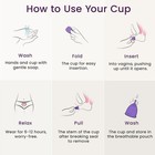 Ecoblossom Reusable Menstrual Cup Set - The Most Reliable Medical Grade   