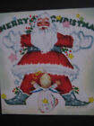 Unused 1950s Vintage Greeting Card By Jody Austin Christmas Santa Greeting Angel