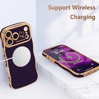  For Iphone 17 Pro Case For Women Girls  For Iphone 17 Pro 6 3  Dark Purple