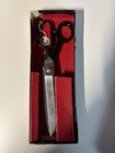 Vintage German Tailor Scissors Manufactured By C  Spitzer   Sohn W  Box And Tag 