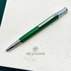 Rolex Emerald Green Oyster Ballpoint Pen     Vip Ad Gift     Authentic Collectible