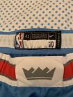 Game Worn 42 2 Sacramento Kings Nike Nba City Authentic Shorts Jersey Issue Team