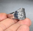 Harley Davidson Stainless Steel Gothic Punk Biker Motorcycle Ring
