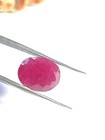 Certified Natural Red Ruby Oval Faceted 6 07 Ct Loose Gemstone 11 7x9 3mm Certif