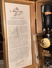    rare Wild Turkey American Spirit 15 Yr Empty Bourbon Bottle W  Wooden          Box 