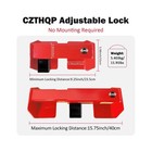 Shipping Container Lock  Heavy Duty Cargo Door Lock For Semi Truck   Containe   