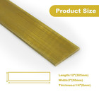 1 4  X 2  C360 Brass Flat Bar 12  Long Solid  250  Plate Mill Stock H02   Solid
