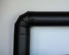 6  Inch 90 Degree Stove Pipe Elbow Adjustable For Wood Burning Stoves New