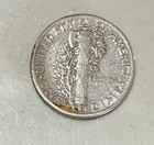 1944 D Mercury Silver Dime - Circulated