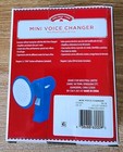 Holiday Time Blue Mini Voice Changer 4 Hilarious Voices For All Ages Novelty Toy