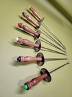 Set Of 6 Sword Fondue Forks - 10 Inch