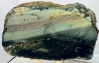 High Grade- Blue Mountain Picture Jasper Lapidary Display Slab  Stand Included