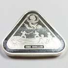 2018 Australia Proof 1 Oz Silver 1629 Batavia  1 Triangle Coin  60162c