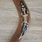 Hand Painted Aboriginal Design Art Boomerang Made In Australia Set Of 3
