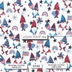  5102  Two Paper Beverage   Cocktail Decoupage Art Craft Napkins - Usa Gnomes