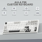 Wireless Mechanical Keyboard F99 Tri-mode Bt5 0 2 4ghz Usb-c Rgb Backlit Gaming