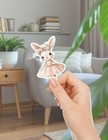 Ballerina Bunny Die Cut Vinyl Stickers Set Scrapbooking Laptop Waterbottle