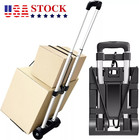 Aluminium Luggage Cart Folding Dolly Moving Warehouse Hand Truck Trolley Cart Us