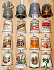 Thimbles Pewter Bone China Metal Porcelain Ceramic Souvenir Fp Lot Of 48 Vtg