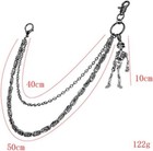 Skeleton Wallet Chain Biker Jean Pocket Chain Pant Trouser Skull Chain Unisex