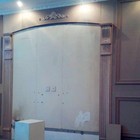 B-style Unpainted Wood Carved Corner Onlay Applique Furniture Home Decor