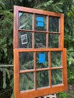 2 - 24 X 20-19 Vintage Window Sash Old 6 Pane Top   Bottom Frame From 1959