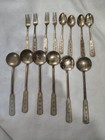 Vintage Chinese 16 Piece Silver Plated 