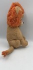 Vintage Rubber Face Plush Lion Orange Mane Teddy Bear Stuffed Toy Rushton Gund