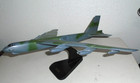 Boeing B-52g Stratofortress 1 100 Mahogany Desktop Model  Camo Usaf Bomber B-52
