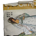 Vintage 70s Simplicity 9936 Pattern Misses 8-16 Wedding Bridesmaids Dress Cut 