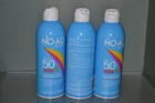  3  No-ad Kids Broad Spectrum Sunscreen Spray  Spf 50  9 Oz Each  Exp  03 2026