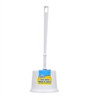 Scrub Buddies Toilet Bowl Brush Set With Cleaner   Holder
