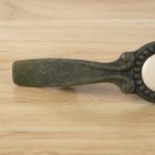 Vintage Amerock Brass 5  Cabinet Drawer Pulls X35 Ceramic Antique Patina 1978