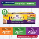 Wellness Complete Health Pate Variety Pack Adult Canned Wet Cat Food  Natural  P