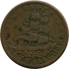 1837 Van Buren Metallic Currency Webster Credit Currency 1841 Hard Times Token