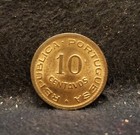 1949 Portuguese Colonia De Angola 10 Centavos  Rb Unc  Km-70  an18 