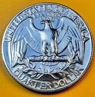 1957 Proof Cameo Washington 90  Silver Quarter Uncirculated 