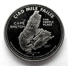Canada Cape Breton Nova Scotia Macpuffin Dollar 1975 33mm 14g Nickel  Bb14
