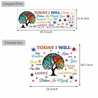 Motivational Wall Sticker For Kids     Positive Quote Tree Decal Classroom Decor
