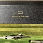 Vintage Keuffel   Esser Co  anvil  Drafting Instrument Set - Green Velvet N996