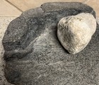 Native American Indian Artifact 22lb Grinding Stone Bell Pestle 2 75   