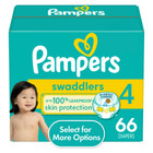 2 Pack Pampers Swaddlers Baby Diapers Size 4  66 Count