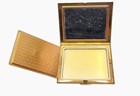 Vintage Elgin American Powder Compact Mirror Beautiful Gold Tone Mcm