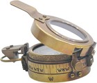 Vintage Brass Compass Antique Marine Military Compass Fully Functional Handmade